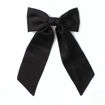 Picture of BARRETTE BOW CLIP BLACK WITH TAILS 10CM